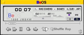 jwskin - my BeOS Winamp skin