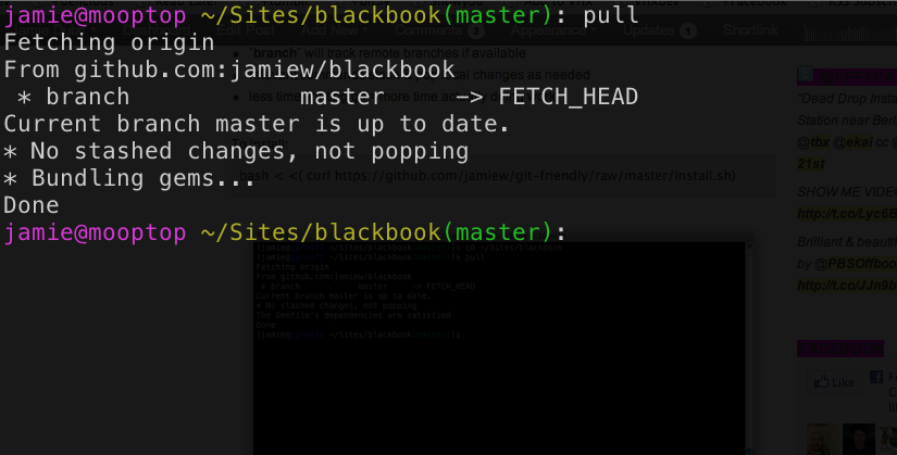 Screenshot using git-friendly `pull` command Screenshot using git-friendly `pull` command